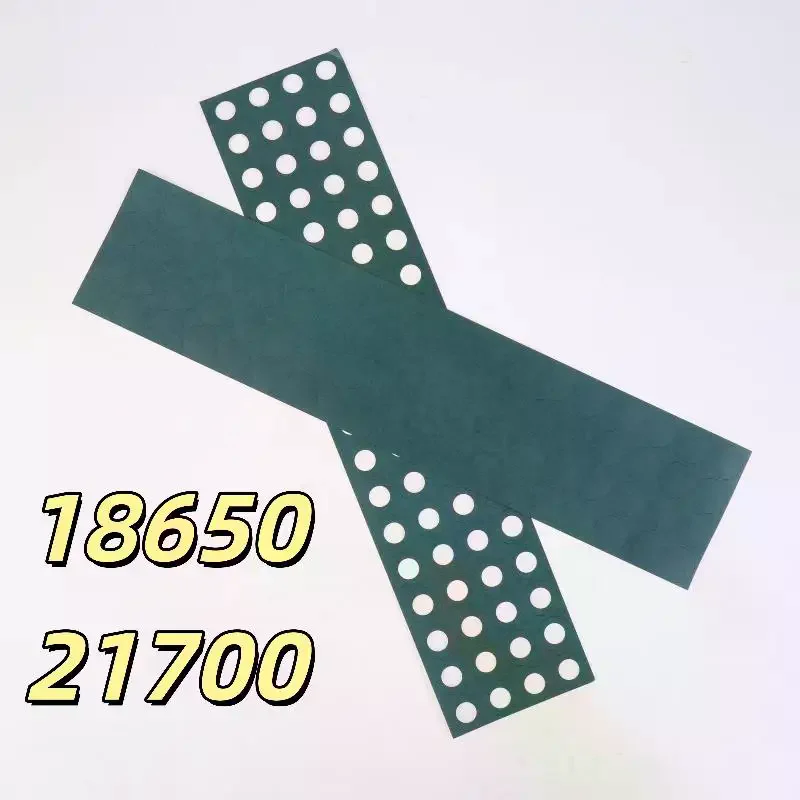 2 Sheets Battery Pack Cell Insulating Glue Patch Insulation Paper 18650 21700 Li-ion Battery Insulation Gasket Barley Paper