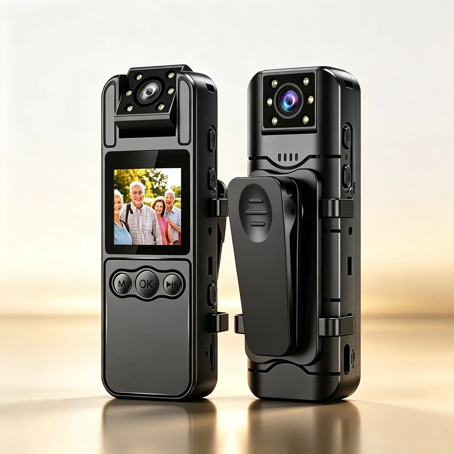 8K Mini Body Camera Audio Video Recording Police Wearable Body Worn Portable Personal Camcorder Action Y9C 4K/2K Sports Camera