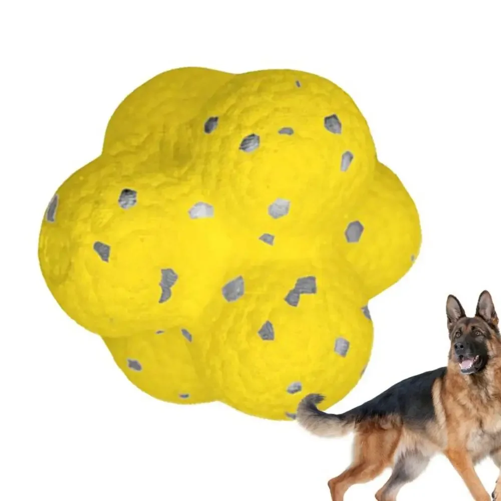 Pelota calmante reutilizable creativa para perros, juguete ligero para masticar, soporte emocional interactivo, antiestrés para mascotas