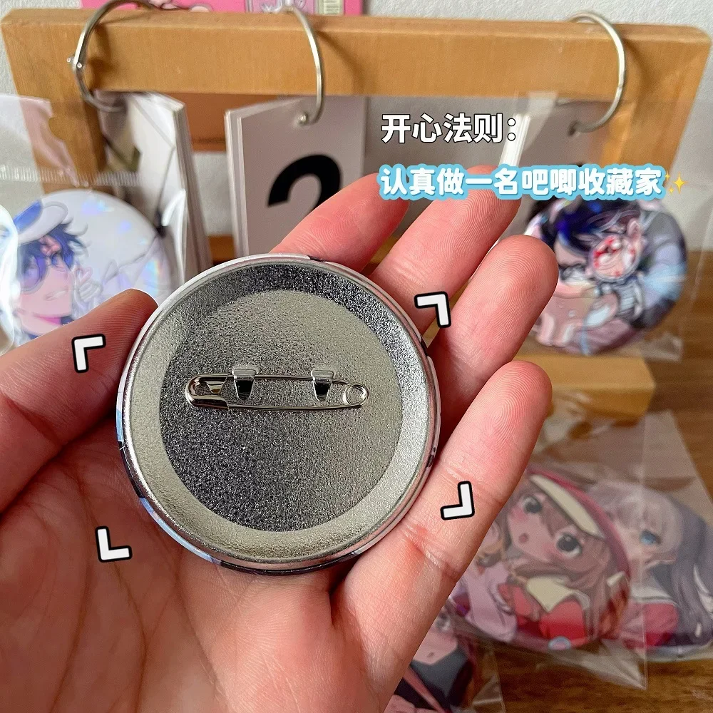 Kawaii Anime Gintama Enamel Badges Cute Sakata Gintoki Pins Manga Brooches for Bag Backpack Clothing Lapel ACG Cosplay Toy Gifts
