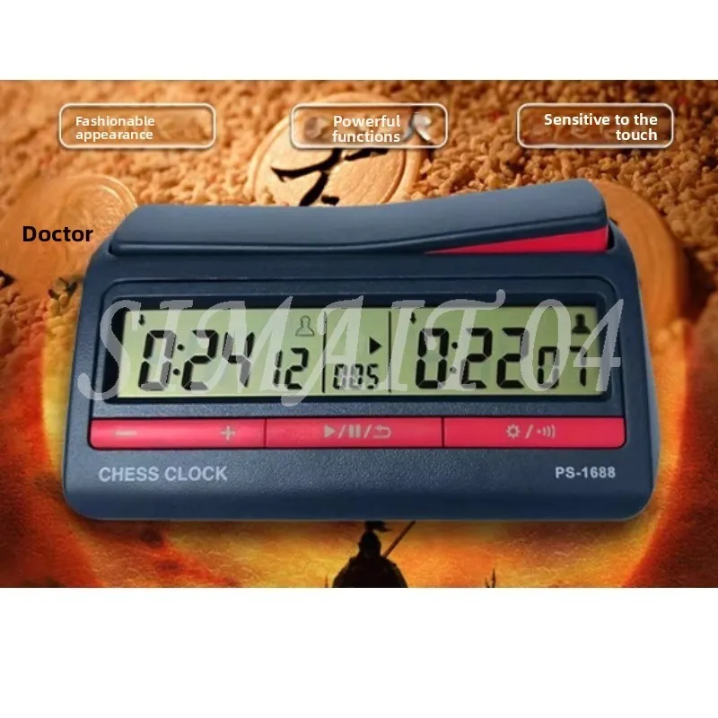 Professional Advanced Chess Digital Timer Game Clock Count Up Down Board PS-1688