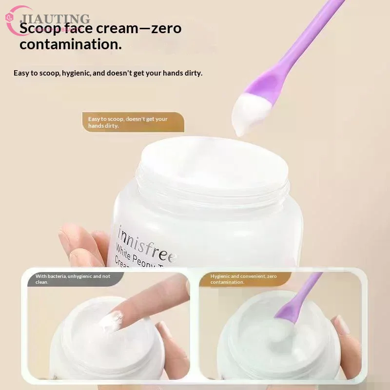 3pcs Silicone Spatula Set Double Head Tiny Scraper For Thin Lotion Bottles Cosmetic Kitchen Tools