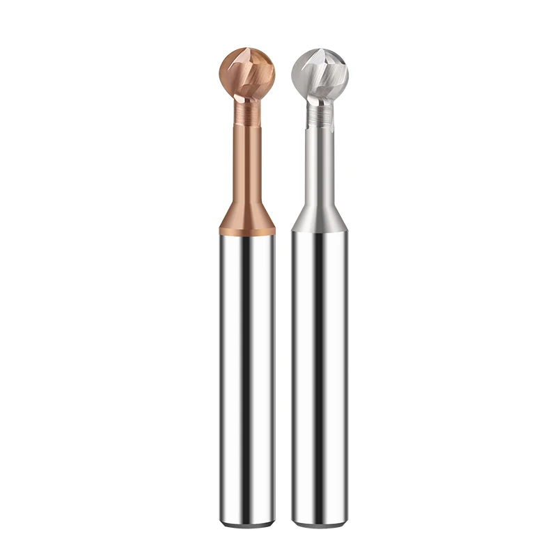 Imagem -05 - Tungstênio Aço Carbide Ball End Mill T-shaped 2-flauta Arco Arcado r Fresa End Mill Ferramenta para Alumínio e Aço