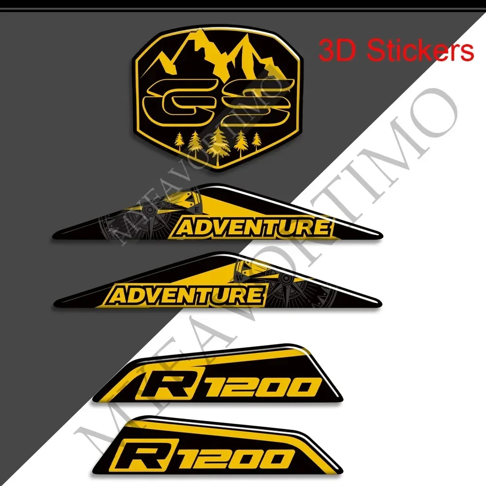 For BMW R1200GS LC ADV R 1200 GS Motorcycle Decals stickers adhesive Front Beak Fairing Extension Wheel Extender Cover