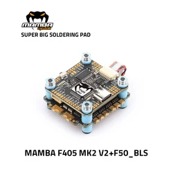 Diatone Mambaフライトスタックコンボf405 mk2 2 2 betaflightフライトコントローラーおよびf5050a3-6s blhelis dshot600 osd fpv Racbrus