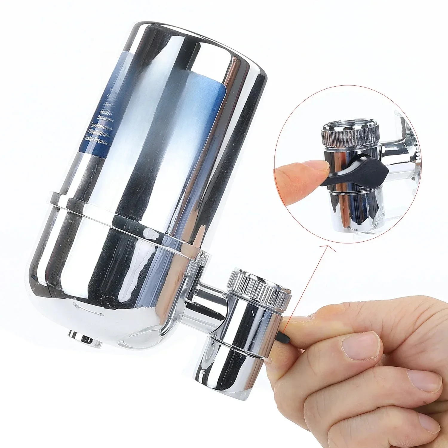 Mini High-Efficient Kitchen Sink Mounted Faucet Water Filter Household Fluoride Removal Purifier For Tap Water For Hotels