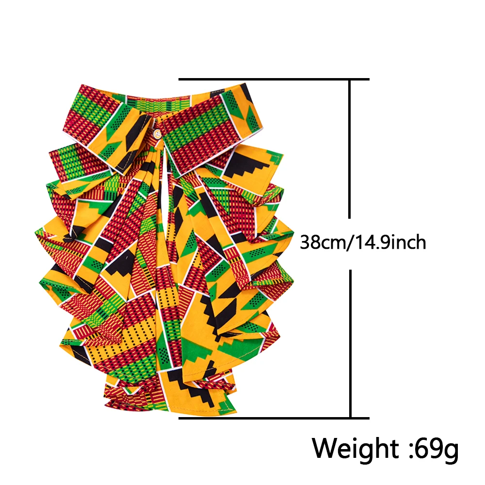 African New False Collar Fake Collars Women Blouse Bows Women Clothes Accessories Classic False Cotton Collar Women WYA027