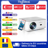 ThundeaL Portable Mini Projector TD92 Pro FHD 1080P Full HD Beam 4K Video WiFi Android Projector TD92Pro 3D Movie Home Theater