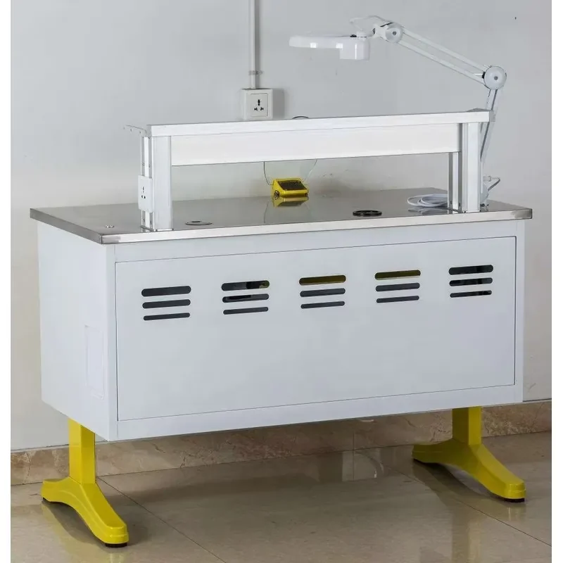 【2026】 Lab 1.6m Twin Technician Table Lab Workstation