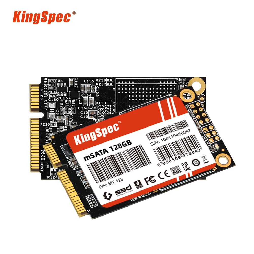 KingSpec 128gb 256gb 512gb mSATA SATA III 6GB/S SSD 1TB 2TB Mini PCIE Hard Drive Solid State Drive Disk For Dell Lenovo