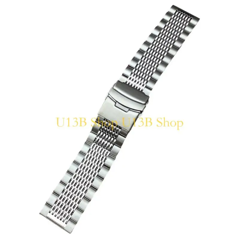 Cintura del braccialetto a sudore orologio in acciaio inossidabile U13B per accessori per rilascio rapido da 20 mm/22 mm/24