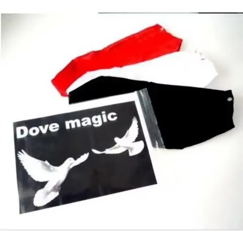 1Pc Professional Dove Bag and Dove Bag Holder Set Magic Tricks Amazing Close Up Magic Accessoires Magia Funny Magician Props