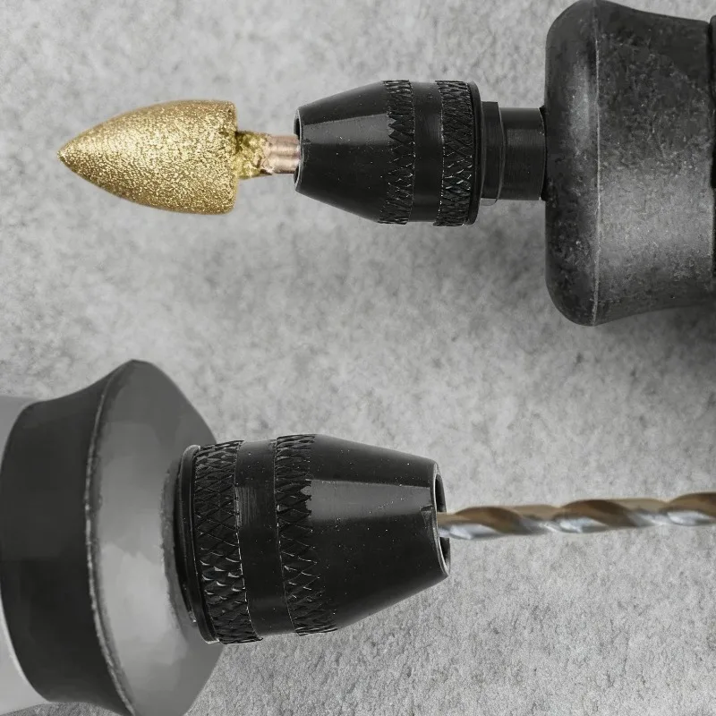 Accessori per adattatori per convertitori per mandrino a cambio rapido universale per utensile rotante di ricambio per mandrino per molatura elettrica multimandrino senza chiave