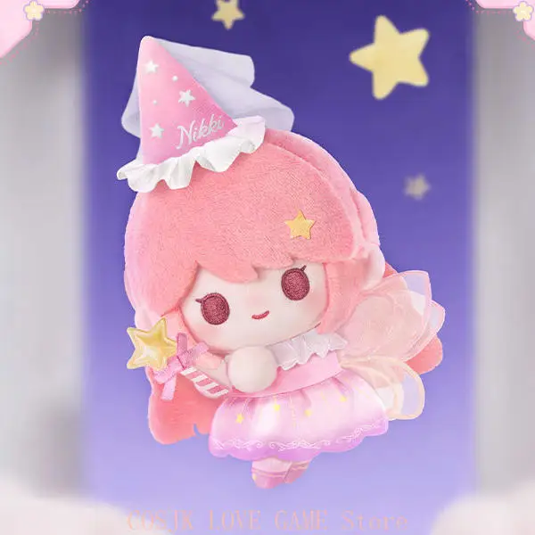 Genuine Infinity Nikki 10cm Cosplay Kawaii Keychain Cartoon Bag Pendant Hanging Backpack Plush Stuffed Body Plushie Xmas Gift