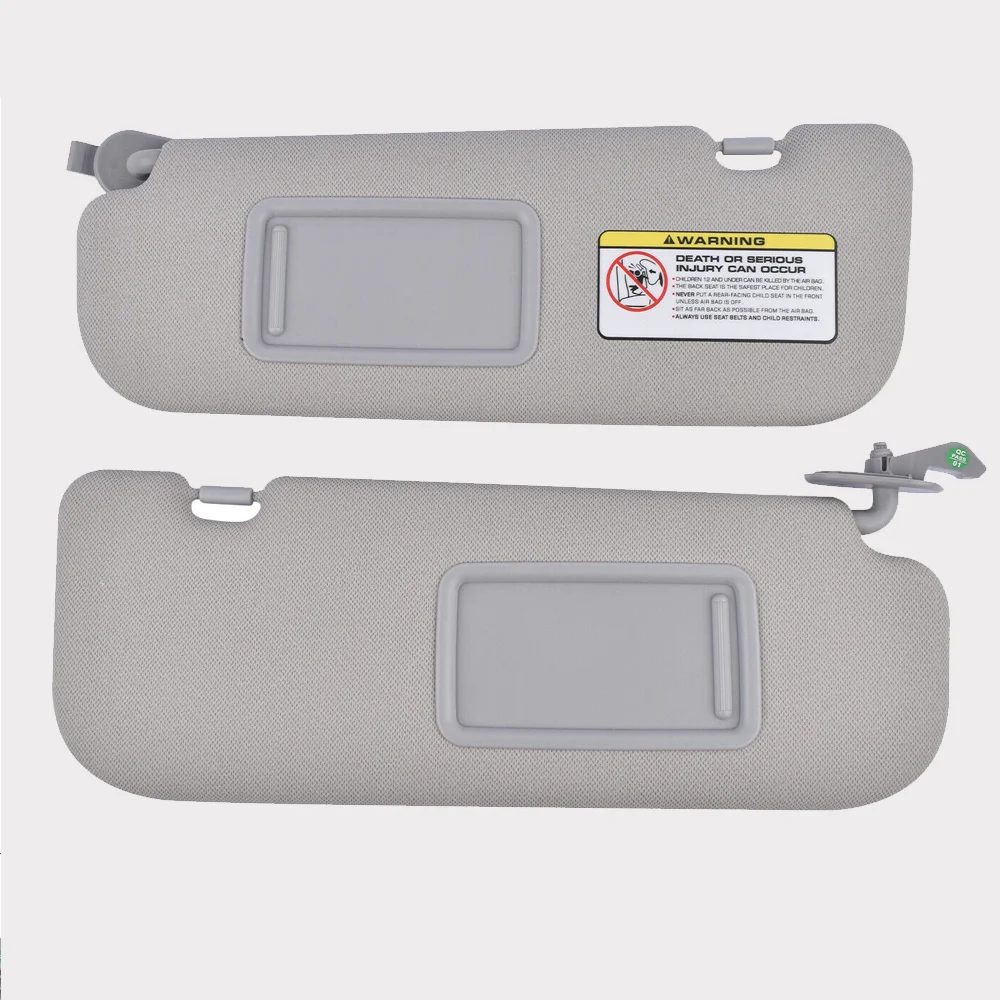 Beige Left Sun Visor For Hyundai Elantra 2011-2015 Driver Side Sunvisor With Makeup Mirror