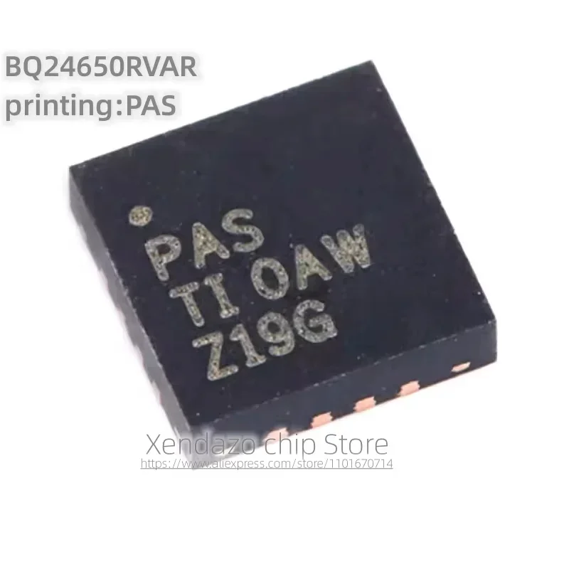5pcs/lot BQ24650RVAR printing PAS VQFN-16 package Original genuine Battery power management chip