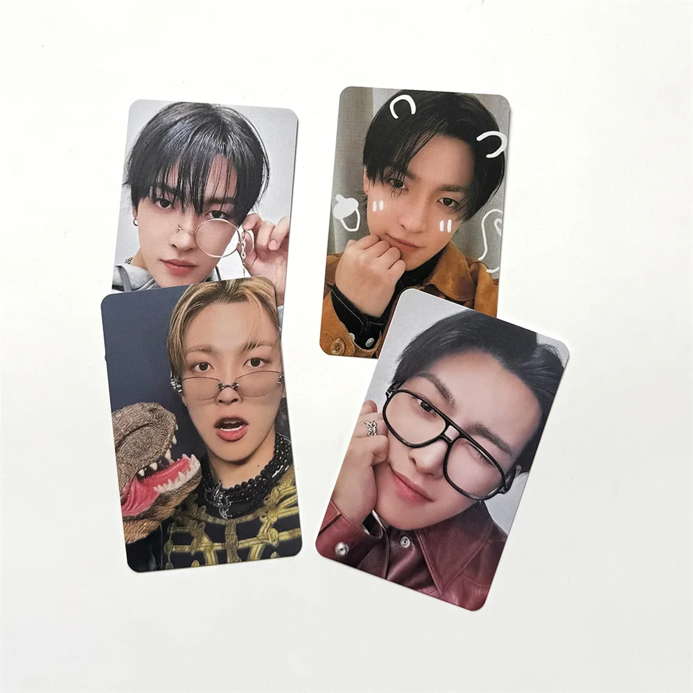 ATEEZ GOLDEN HOUR 4 Single Character Props Photocard High Quality Double Sides Printing LOMO Cards SAN MINGI YUNHO YEOSANG Gifts