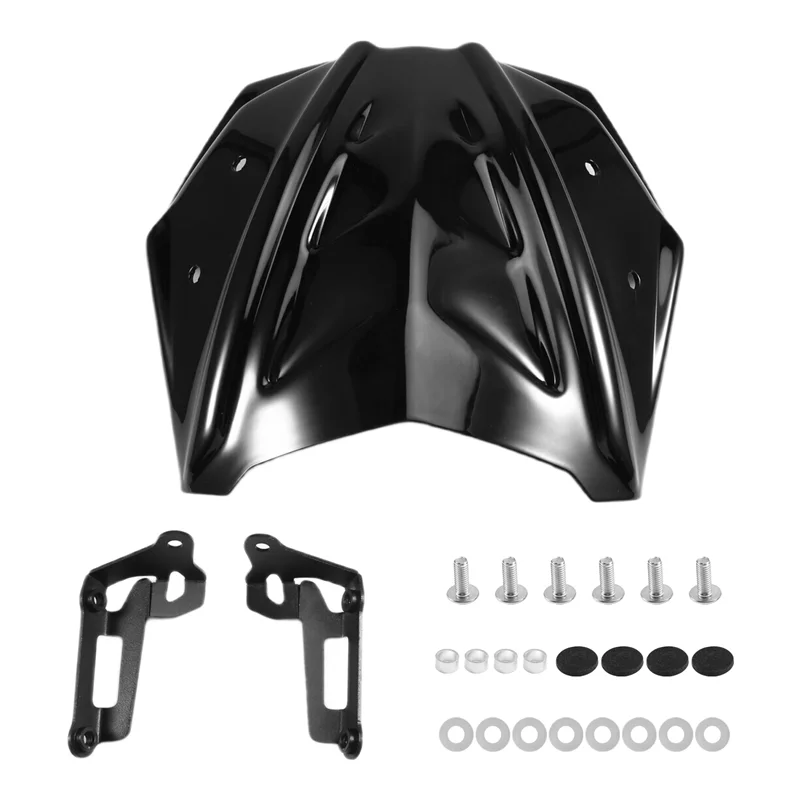 

ABQB-Wind Deflectors Motorcycle Windshield Windscreen Accessories For Honda CB 500 Hornet CB500 ABS 2024 2025 Touring Black