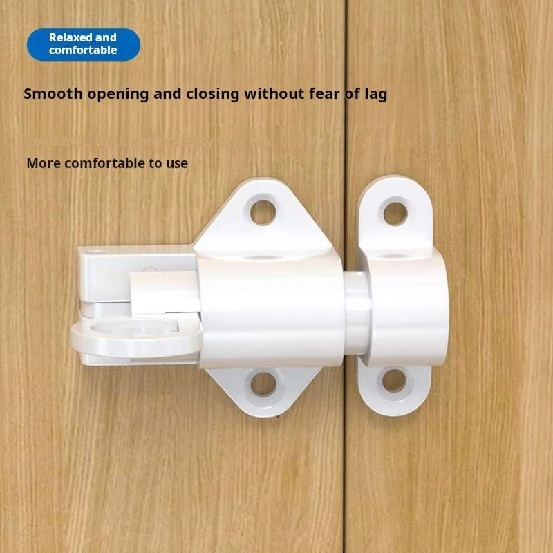 Automatic Spring‑Loaded Airplane Bolt Solid Aluminum Latch 1PCS Sliding Door Window Lock Buckle Door Window Hardware Accessory