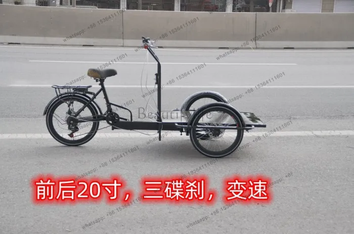 XX. To ride three wheels, ride a donkey upside down, pull goods, set up stalls, sell goods, pick up and drop off children,