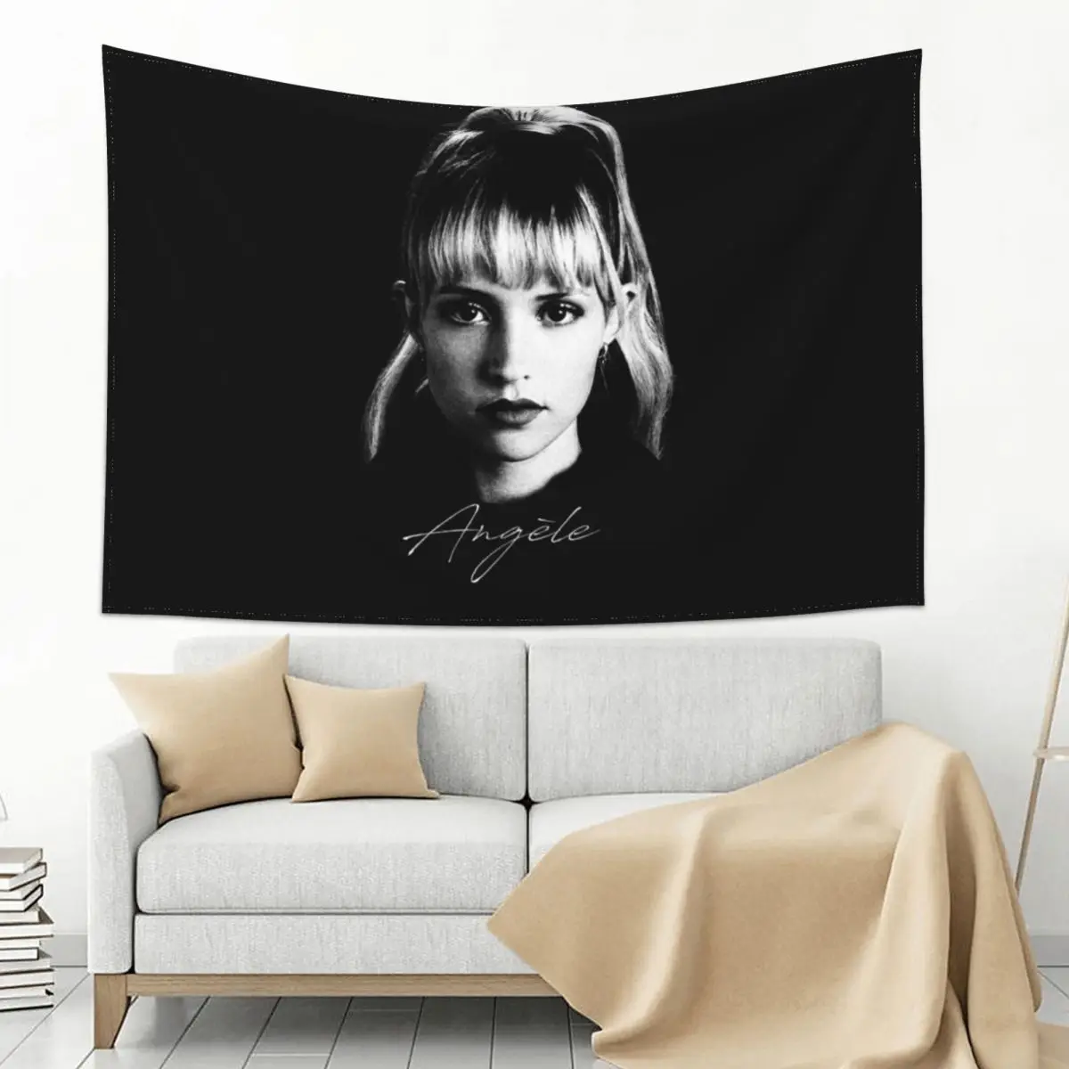 

Angèle - Portrait Tapestry Room Decorations Aesthetics Wallpapers Home Decor Wall Art Wallpaper Tapestry