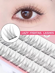 36 Bundles Fish Tail Cluster Eyelash Extension 36D Natural Mink Faux Eyelashes DIY False Lashes Individual Volume Makeup Cili