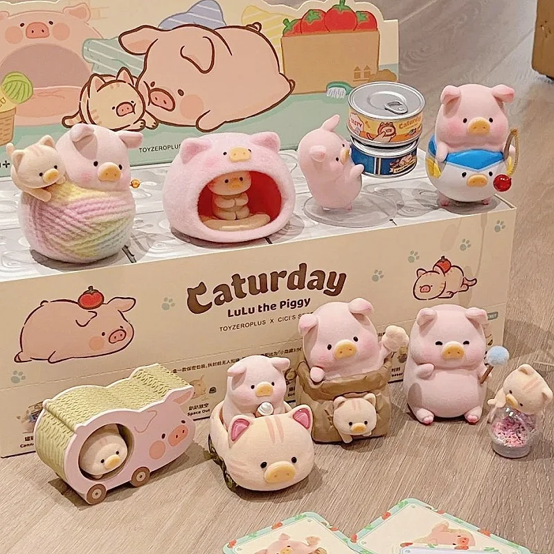 

52 игрушки Lulu The Piggy Caturday 1 шт. экшн-фигурка Коллекционная настольная игрушка декоративный подарок