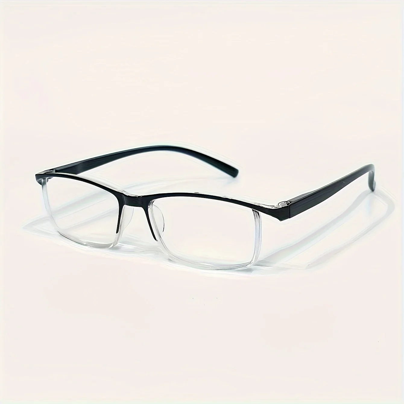 Fashionable reading glasses, Classic design with PC material, unisex, comfortable reading experience for adults 4 pieces image 3