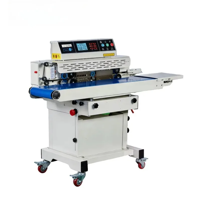 Continuous Coding & Sealer for Food Snack Bread Industrial Vacuum Heat Sealing Multipurpose Packaging Tools for Daily Commercial