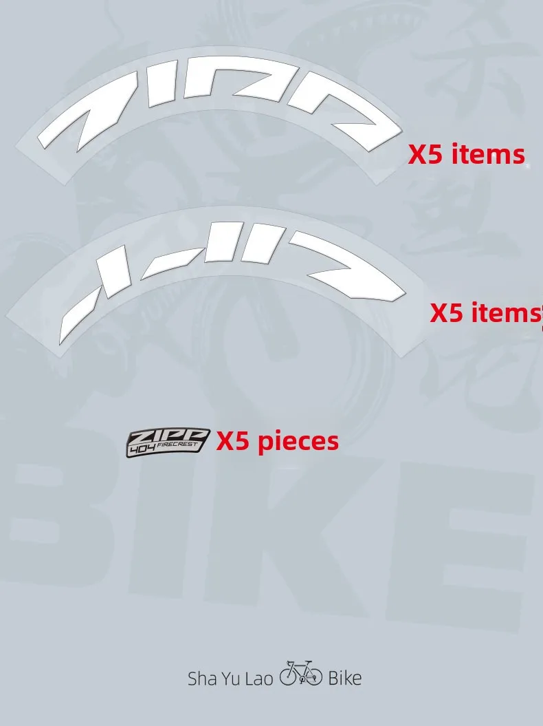 Zipp Felgenaufkleber 202/303/404/454/808/858 Rennrad Carbon-Felgen Lackierte Laufradsatz-Aufkleber – Detail 3