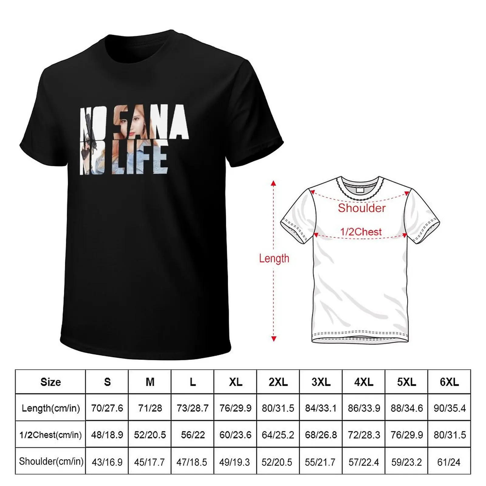 No Sana No Life? Twice Kpop T-Shirt boys whites designer shirts korean fashion men workout shirt