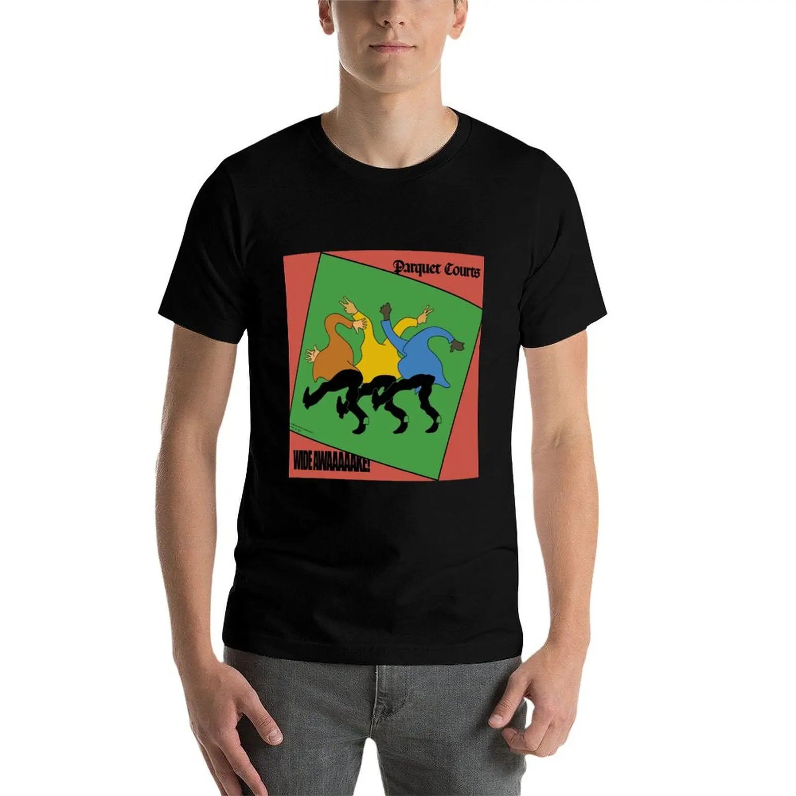 Parquet Courts – Wide Awake Poster T-Shirt oversized t shirt summer clothes oversizeds oversized t shirts for men image 4