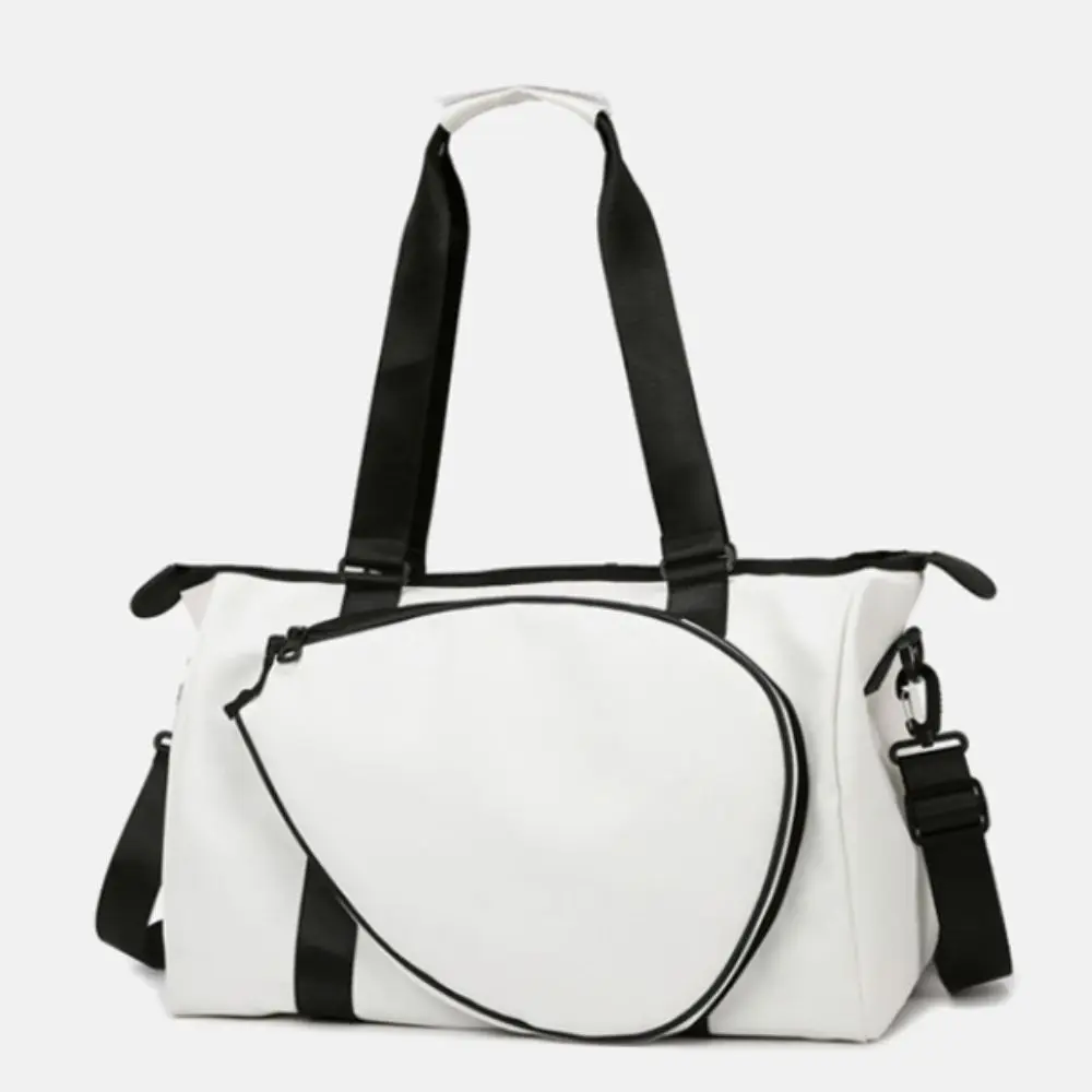 Large Capacity Tennis Racket Bag Adjustable Multi-layer Tennis Shoulder Bag One Shoulder with Handle Sports Fitness Bag Youth