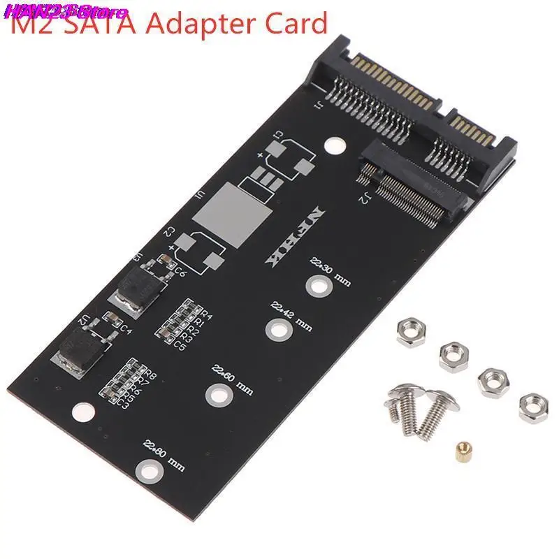 New Arrival B+M key M.2 ngff ssd to m.2 sata 3 raiser m.2 to sata adapter expansion card