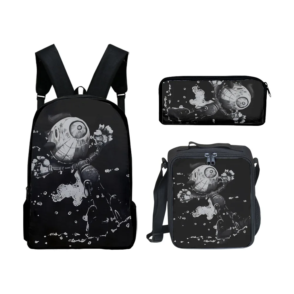 

Hip Hop Popular New the electric state 3D Print 3pcs/Set Student School Bags Laptop Daypack Backpack Lunch bag Pencil Case