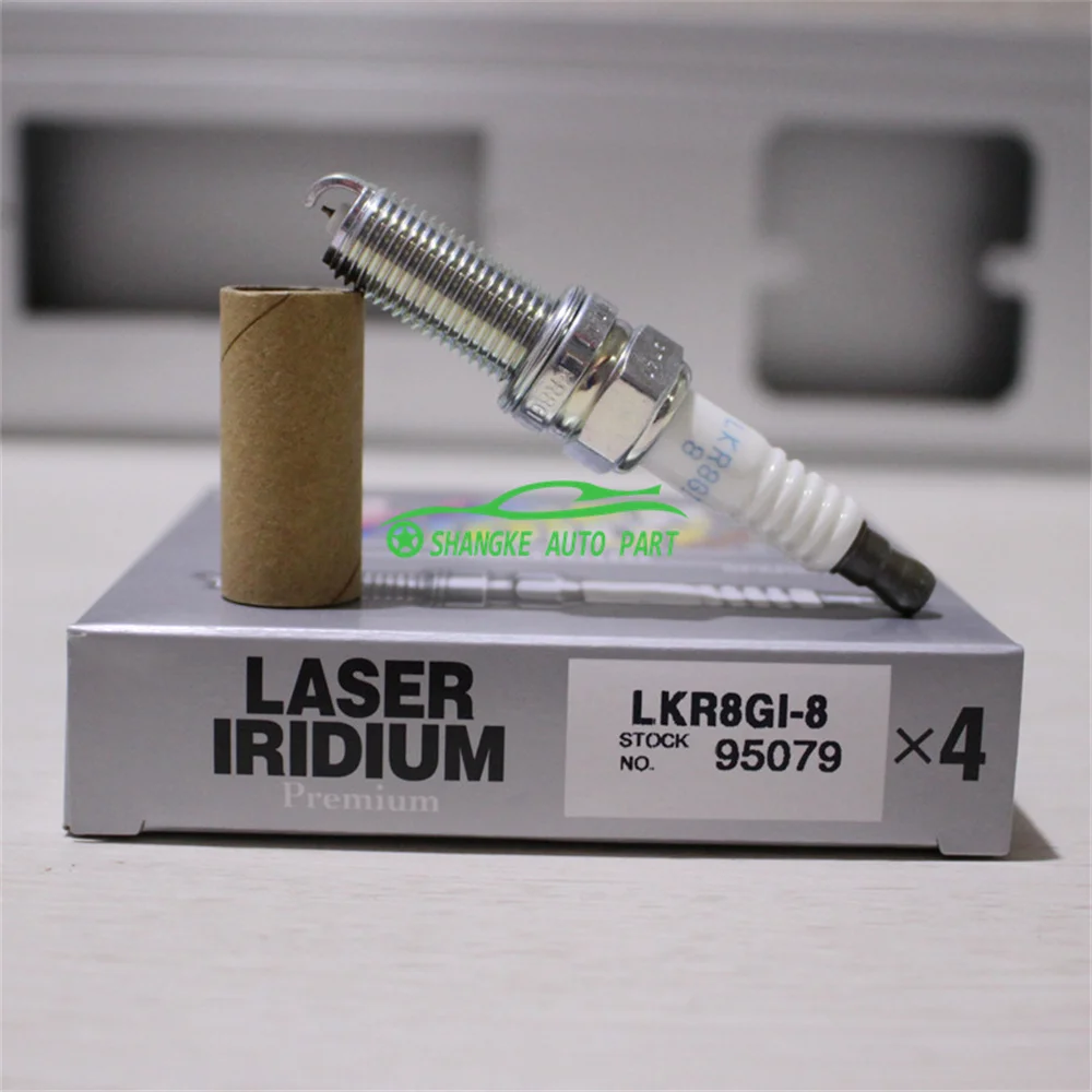 

Original Laser Iridium Spark Plug OEM LKR8GI-8 95079 LKR8GI8 FOR HHaval H6 GW4G15E 2015-2016 FFENGON 508 2016-2020 BBaojun 730