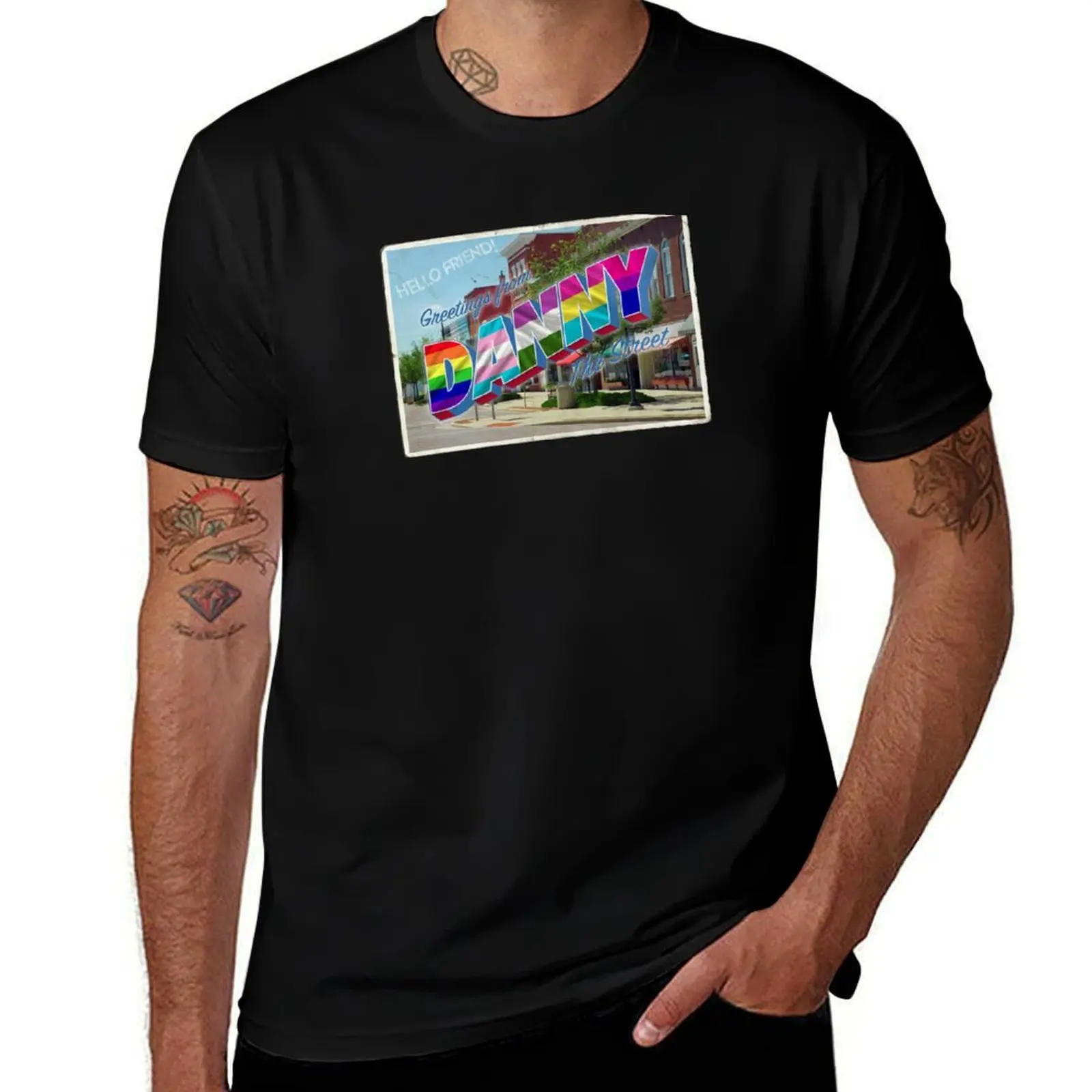 Danny the Street - Pride Month Postcard! T-Shirt Summer Fashion Casual Tee Shirt T-Shirt