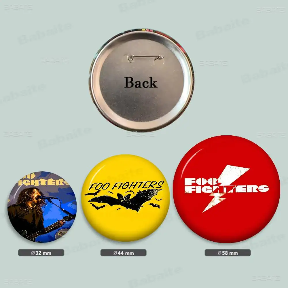 Foo Fighters Band 58mm Handmade Brooch Cartoon Cosplay Badge on Backpack Jewelry Accessories Gifts