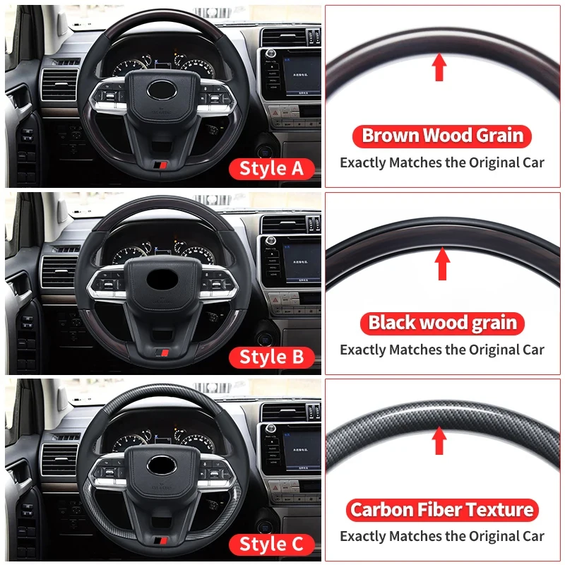 Dla Toyota Land Cruiser Prado 150 Lc150 2010-2023 modernizacja montażu kierownicy Lc300, akcesoria do modyfikacji wnętrza Fj150