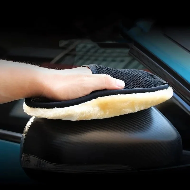 

Microfiber Wool Soft Auto Car Washing Glove Cleaning Car Cleaning glove Motorcycle Washer Care Car paint Wash care tools