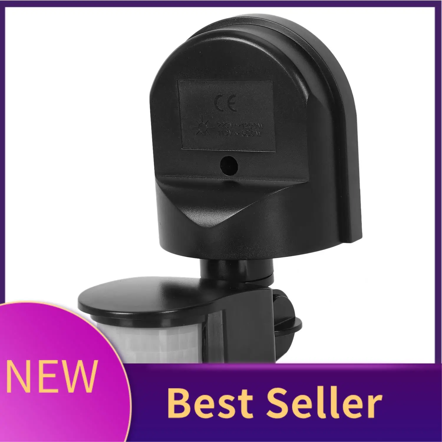 

HFES Ac110v-240V открытый Pir датчик движения переключатель настенный светильник 180-градусный датчик детектор Pir датчик движения светодиодный переключатель