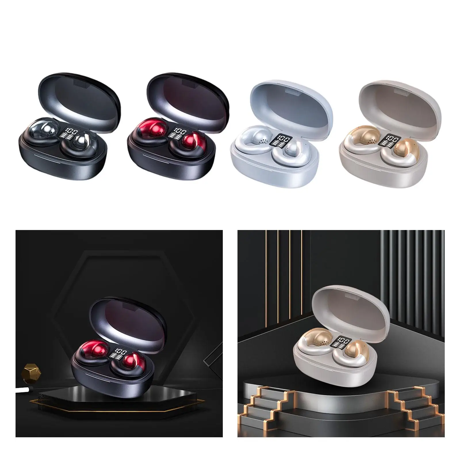 Air Conduction Kopfhörer Ohrclip Ohrhörer Open Ear Kopfhörer Headset IPX5