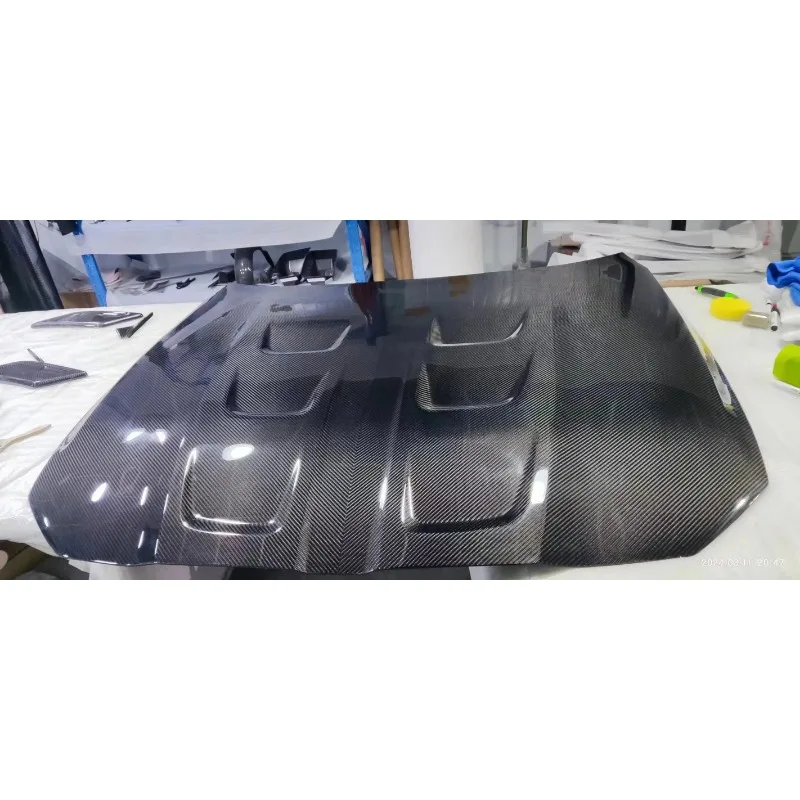 Dry Carbon Fiber Car Body Kit Engine Hood Front Cover Hood for BMW G80 M3 M4 G82 G83 AC Style