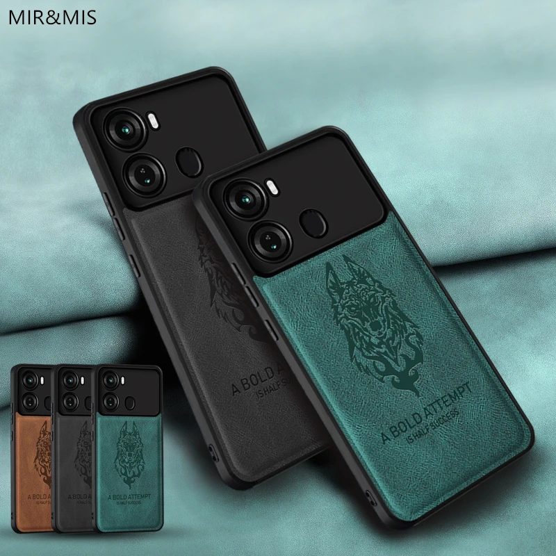 ForITEL P40 Phone Case Full Protection Leather Case ITEL P40 Case Matte Casing