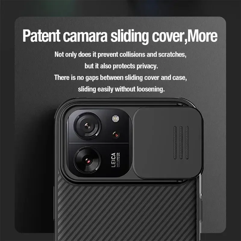 Case For Nillkin For Xiaomi Mi 13T Pro 13T 5G Case Camera Protection Lens Camshield Frosted Hard 360 Full Back Cover For Mi13T