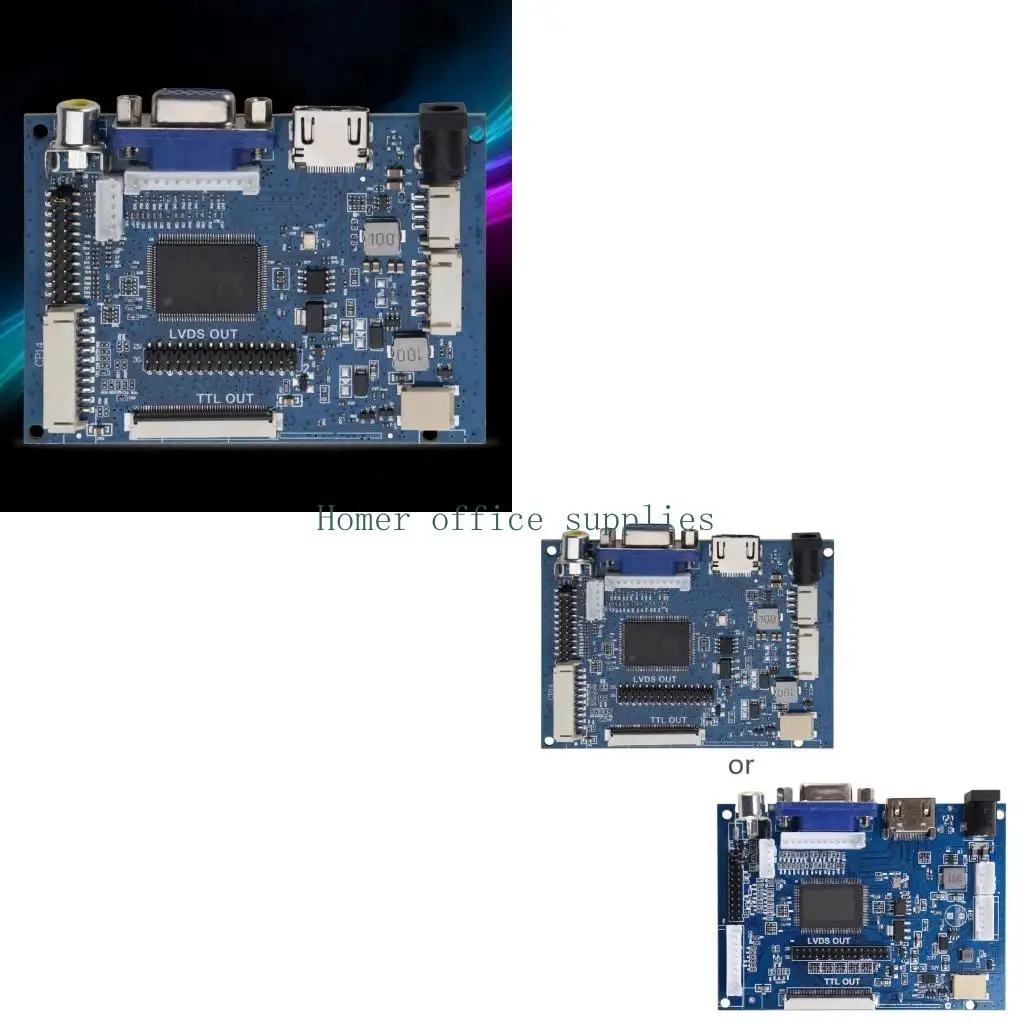 

K43B ЖК-экран TTL LVDS контроллер HDMI-совместимый VGA 2AV 50PIN для AT070TN90 AT070TN92 AT070TN94 универсальная плата драйвера