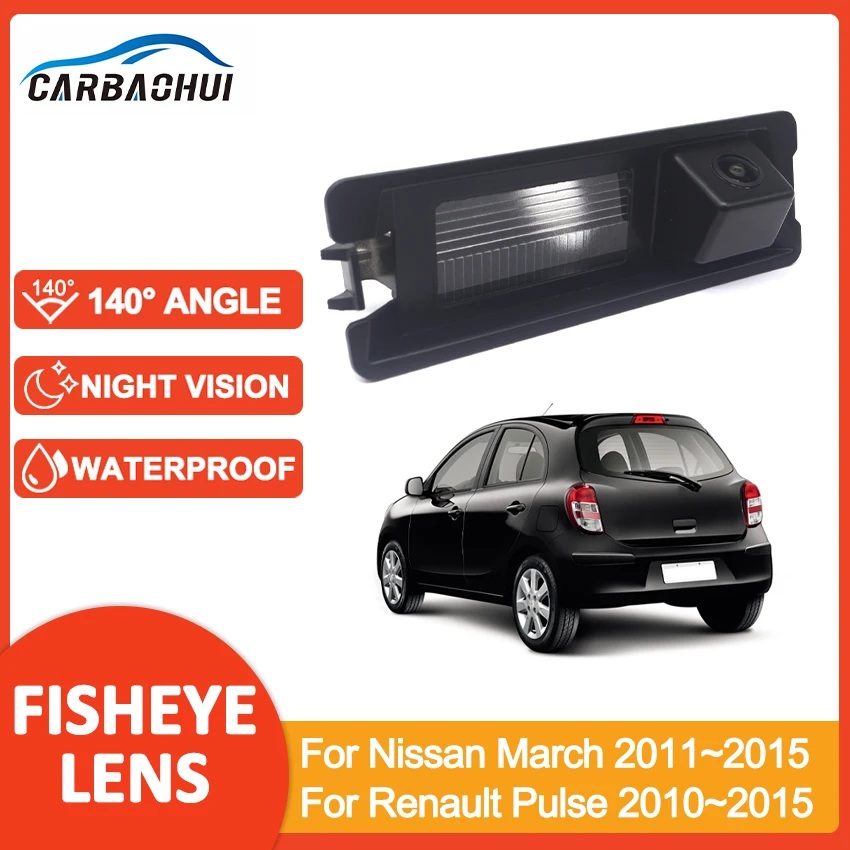 

CCD HD Fisheye Rear View Camera Car Backup Reverse Parking Monitor ​For Nissan March 2011~2015 ​For Renault Pulse 2010~2015