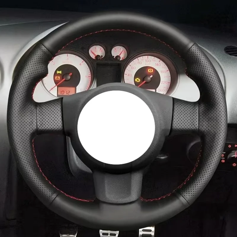 Customize Artificial Leather (1P) FR 2007 Leon (1P) Cupra 2007 Ibiza (6L) FR 2006 DIY Car Steering Wheel Cover For Seat Leon