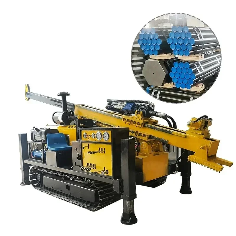 Coring Drill Rig Machine Field Mineral Exploration Investigation Sampling Water Well Drill Rig Crawler Core Drilling Rig Machine