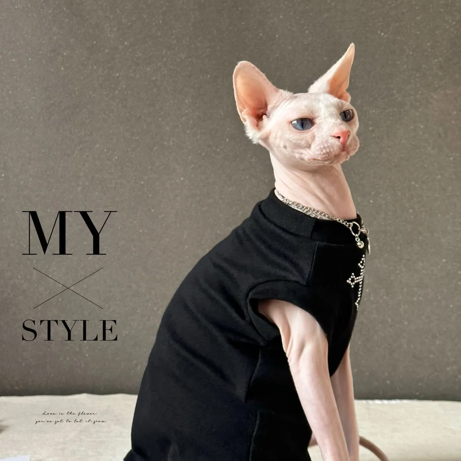 Sphynx Cat Clothes Cotton Kitty Clothes Bottoming Stretchy and Soft Hairless Cat Shirt Outfits Bald Cat Clothes for Cats